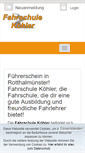 Mobile Screenshot of koehlerfahrschule.de